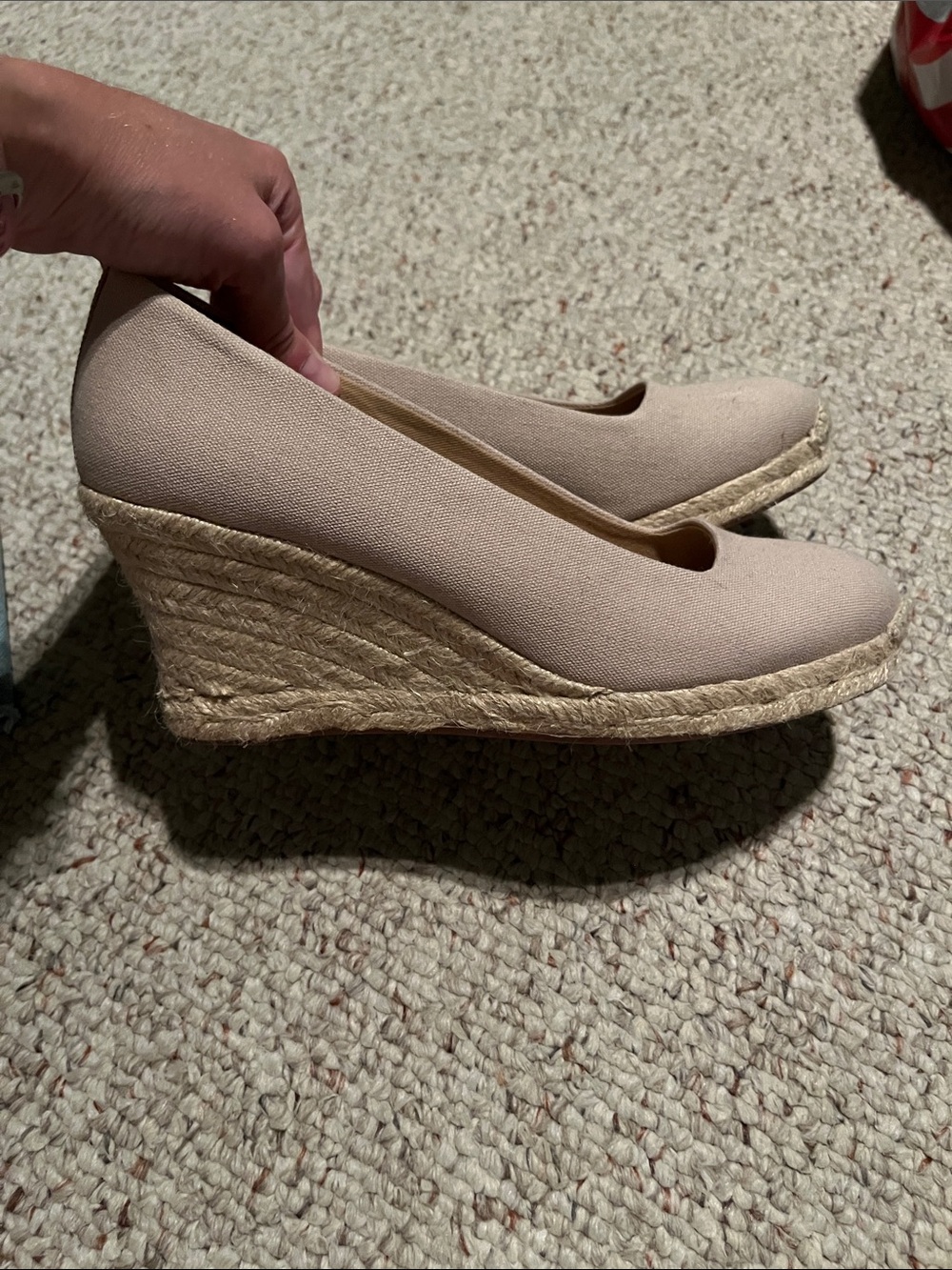 J. Crew Canvas Espadrille Wedges